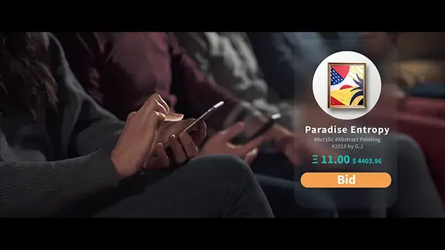 auctionity film enchères blockchain